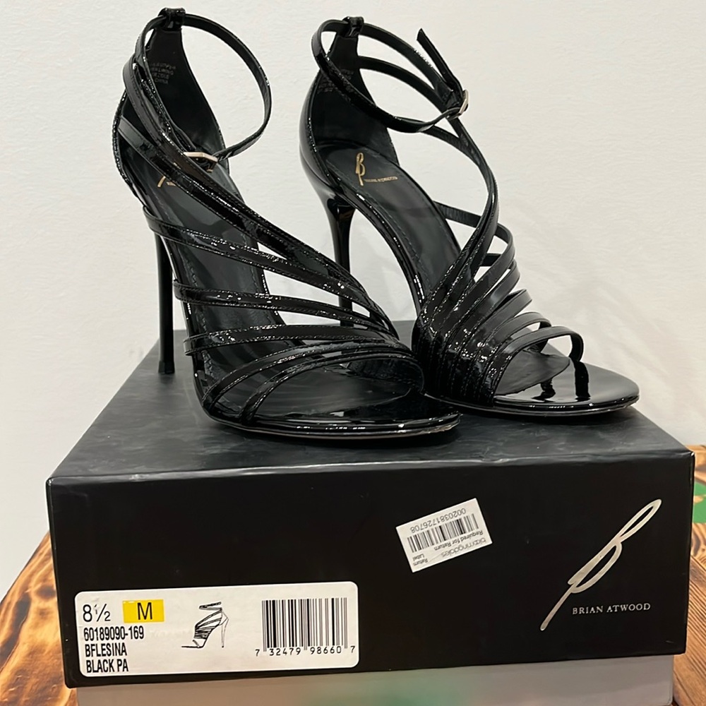 B Brian Atwood Patent Lesina Heel 8.5